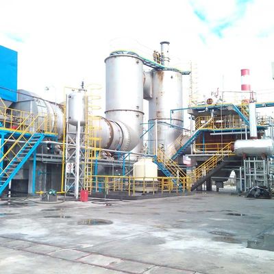 Tratamiento de residuos peligrosos Saco rotativo de horno Eliminación de polvo Desulfuración húmeda