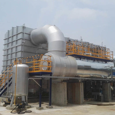 Calcinación rotativa Horno de horno rotativo Intercambio de calor de contracorriente Reacción química