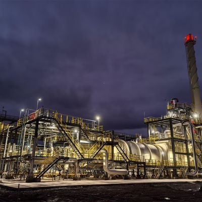 Interfaz de expansión intercambiable en caliente Calderas de calor residual 78000 Nm3/H Parámetros de los gases de combustión