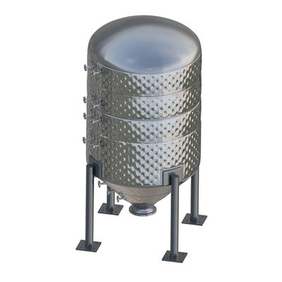 Diseño modular Intercambiador de calor con chaqueta SUS304 Material resistente a la corrosión de baja resistencia