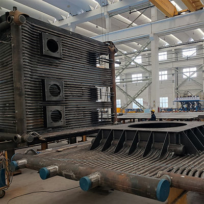 Capacidad de evaporación de 45 T/H Calderas de tubos de esquina Cuatro esquinas marco autoportante
